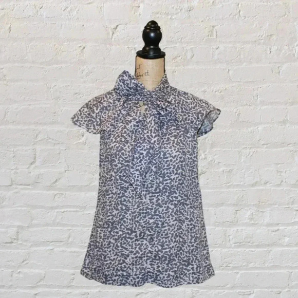 French Connection Blouse - Leopard - Picture 1 of 5